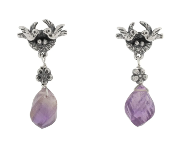 Aretes Pajaritos En El Nido