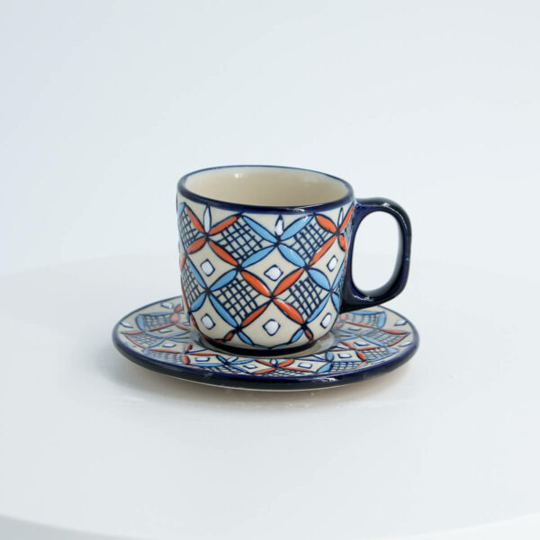 Taza express con plato
