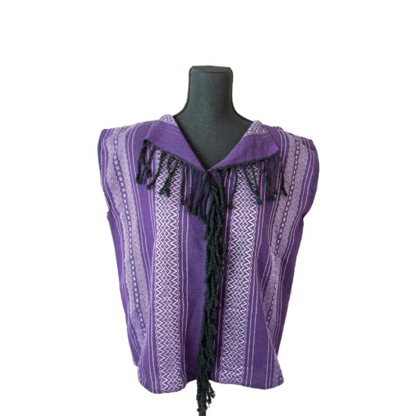 Blusa con flequito morada - Image 2