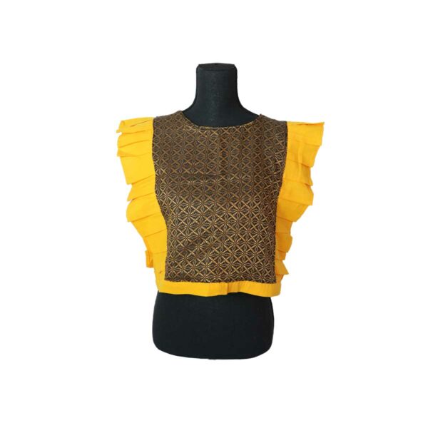 Blusa ombliguera amarilla - Image 2