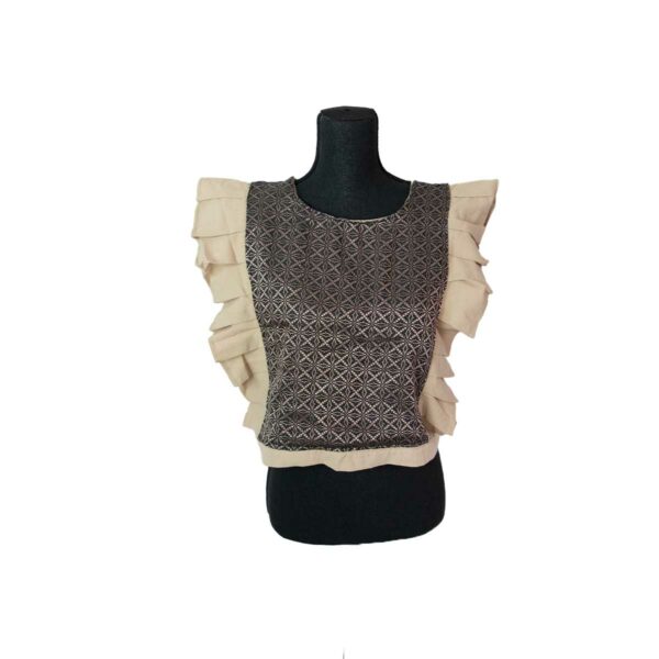 Blusa ombliguera beige - Image 2