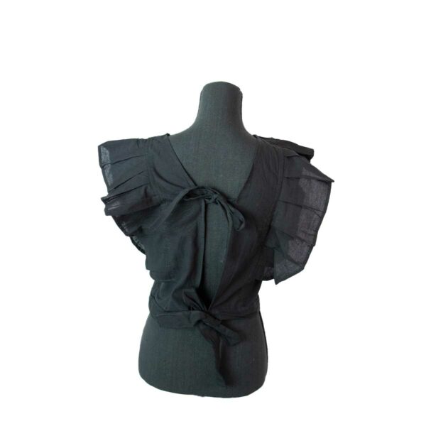 Blusa ombliguera negra - Image 2