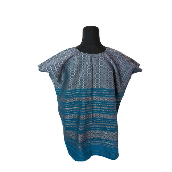 Blusa noche buena azul aqua - Image 2