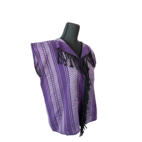 Blusa con flequito morada - Image 3