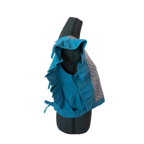 Blusa ombliguera azul - Image 3