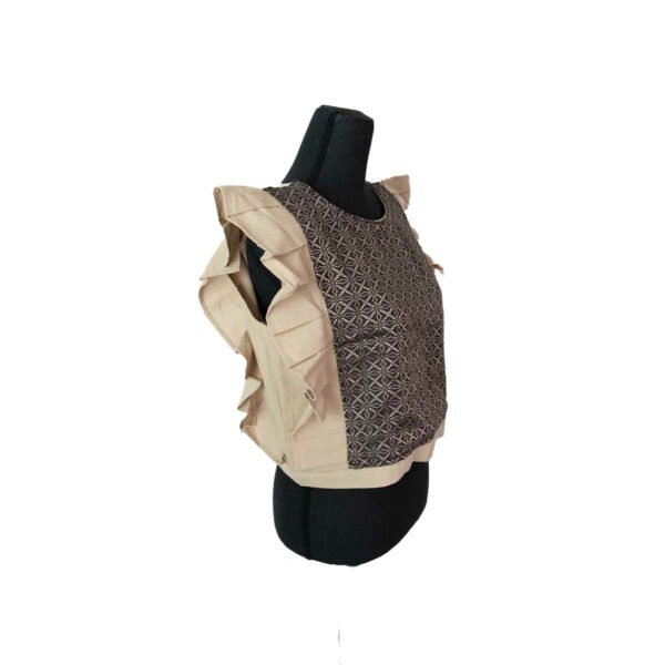 Blusa ombliguera beige - Image 3