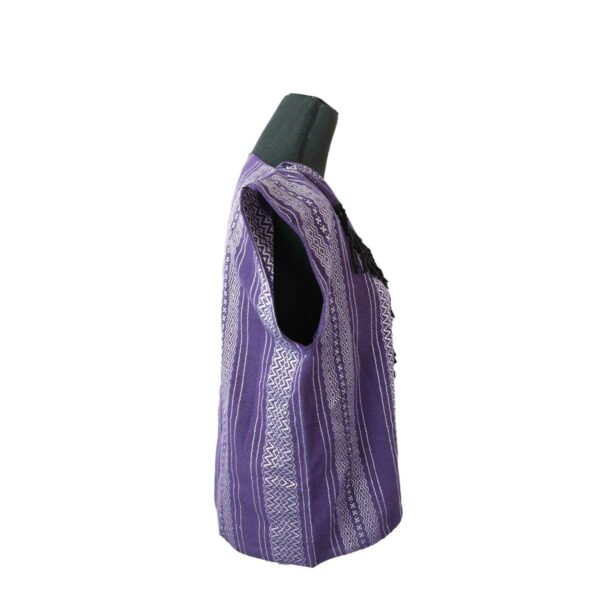 Blusa con flequito morada - Image 4