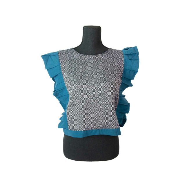 Blusa ombliguera azul - Image 4