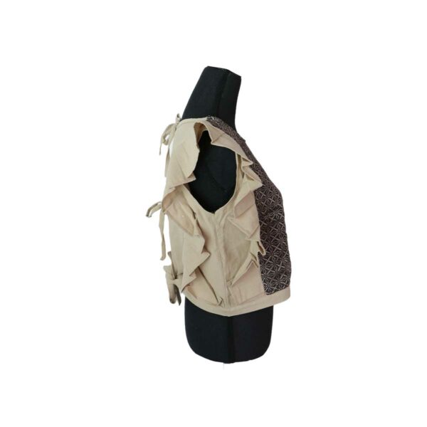 Blusa ombliguera beige - Image 4