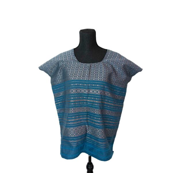 Blusa noche buena azul aqua - Image 4