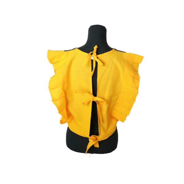Blusa ombliguera amarilla - Image 5