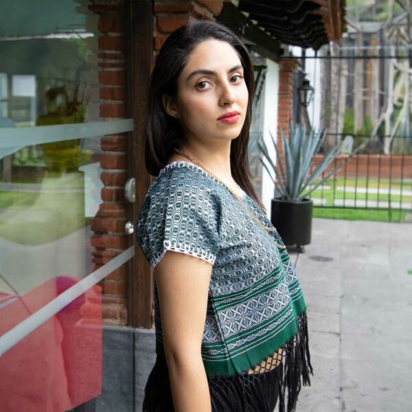 Blusa mariposa verde