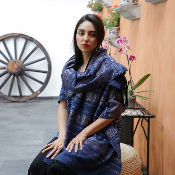 Rebozo azul