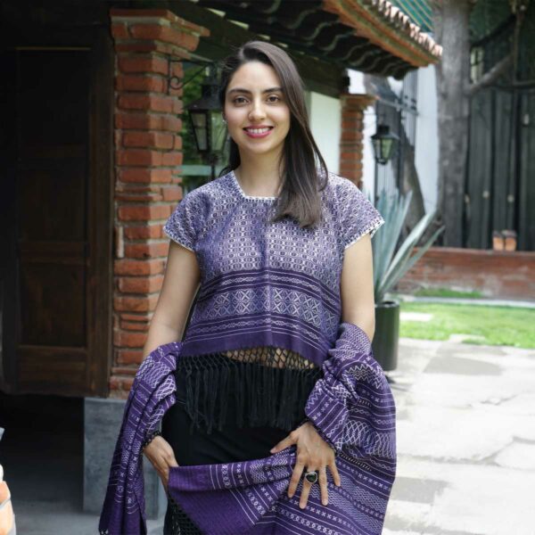 Rebozo morado