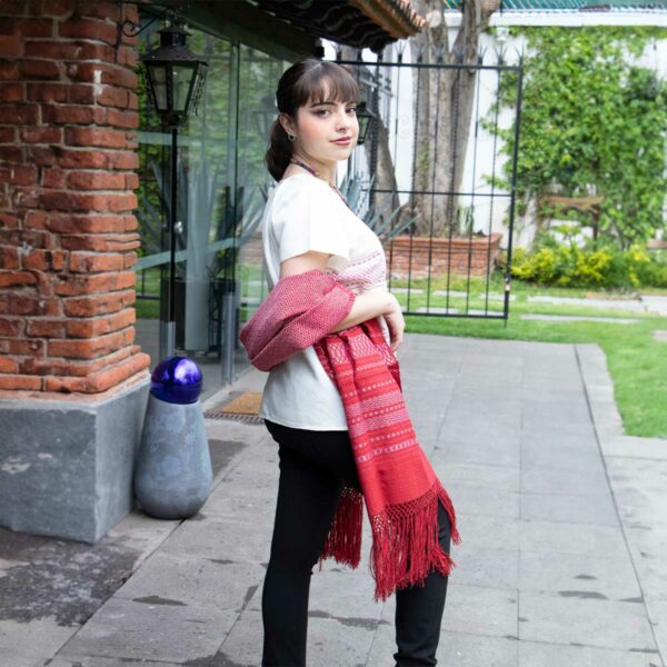 Rebozo rojo