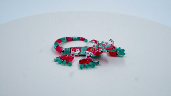Salamandra azul rojo