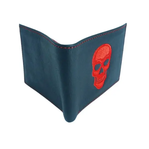 Cartera roja de hombre
