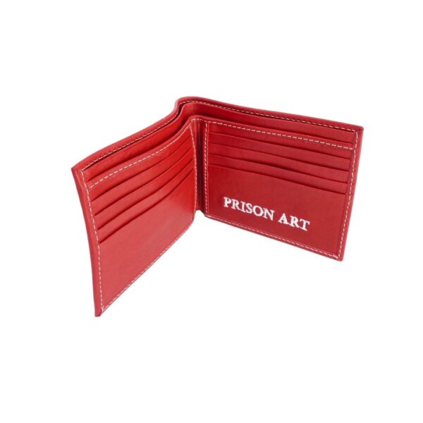Cartera roja para hombre - Image 4