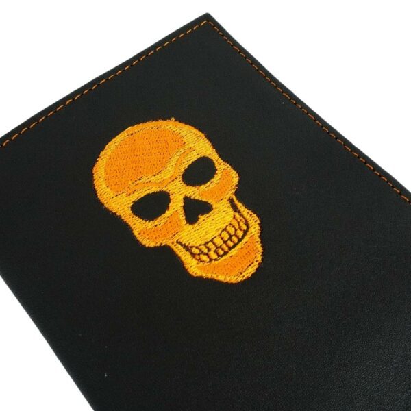 Porta pasaporte naranja para hombre - Image 4