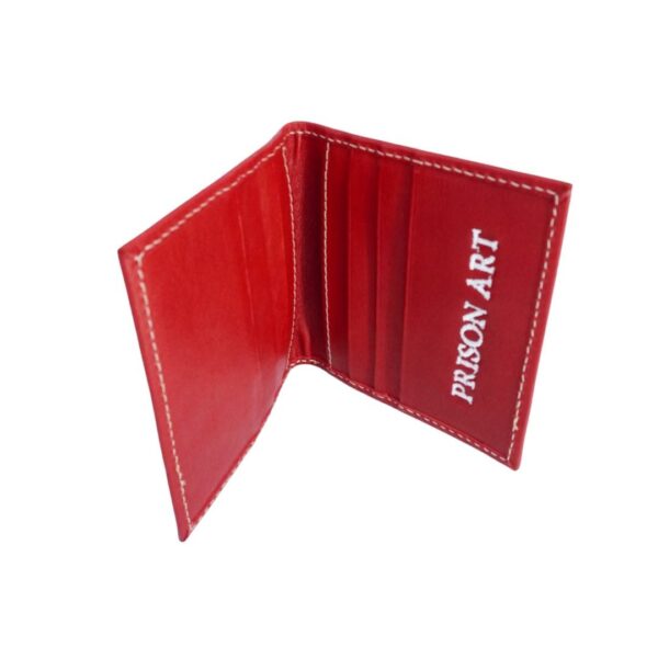 Tarjetero rojo para hombre - Image 4