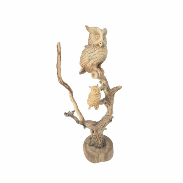 Búhos de madera