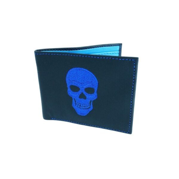Cartera azul de hombre
