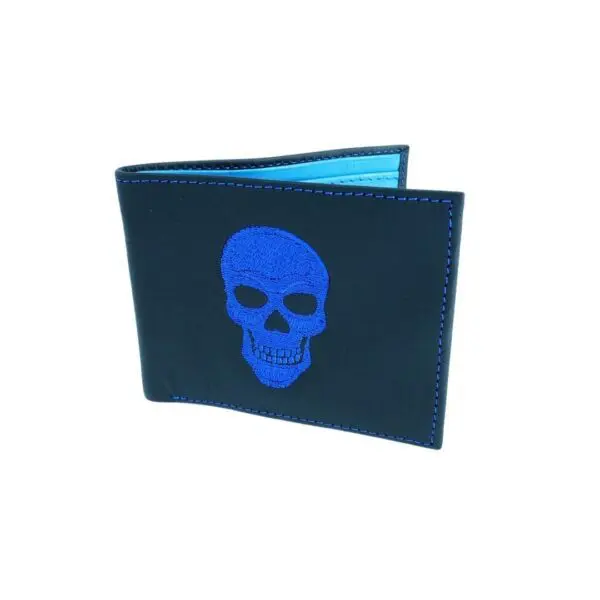 Cartera azul de hombre
