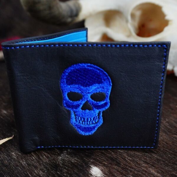 Cartera azul de hombre - Image 5