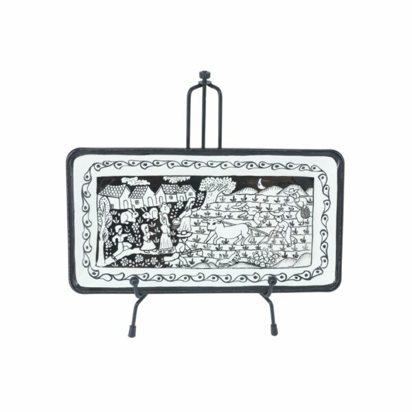 Plato paisaje negro - Image 5