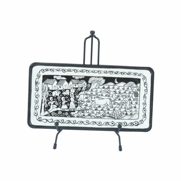 Plato paisaje negro - Image 4