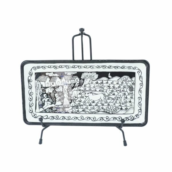 Plato paisaje negro - Image 2