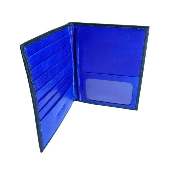 Tarjetero vertical azul para hombre - Image 2