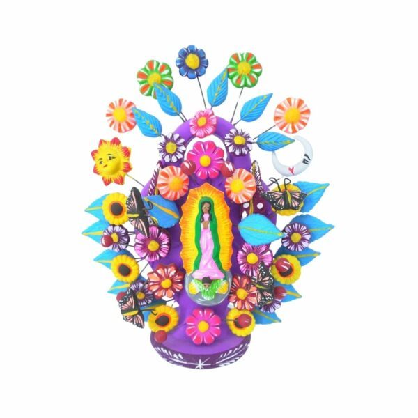 Virgen Barro Colorida